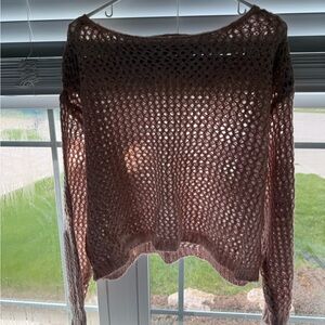 Women's Pink Knit Sweater